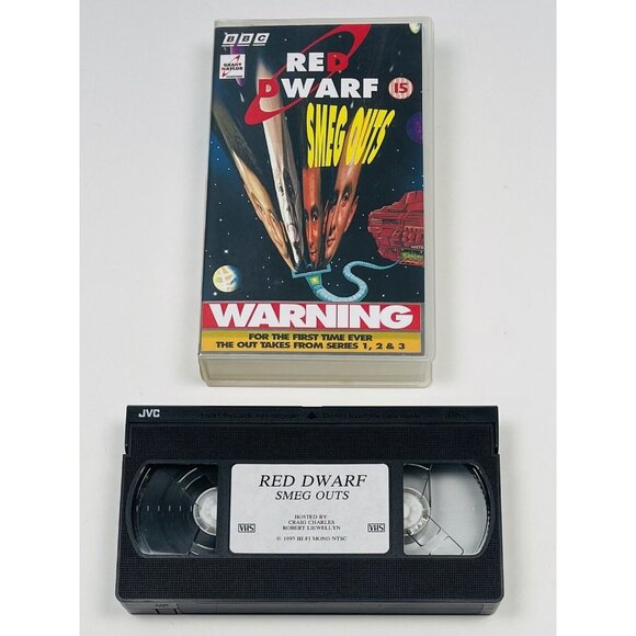 Lot 2 Red Dwarf British BBC VHS Sci-Fi Comedy I Byte Two Smeg Outs Tested WORK - Picture 6 of 8